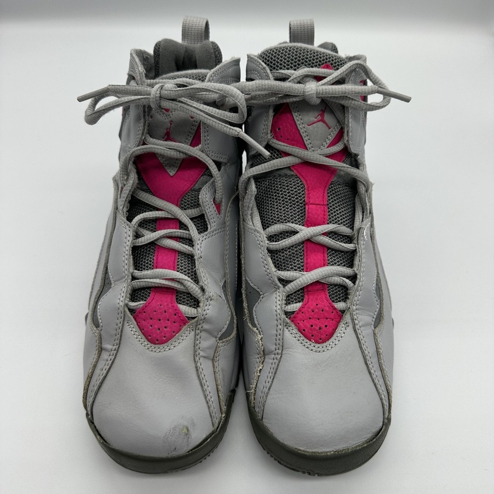 Jordan Shoes‎ Youth Size 7Y Gray Pink High Top Basketball Sneakers 342774-018